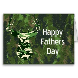 Deer Hunting Fathers Day Cards