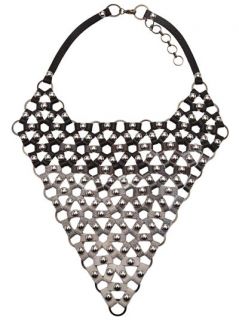 Clemmie Watson Leather Bib Necklace