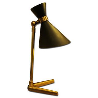 peggy black table lamp small by gong chelsea