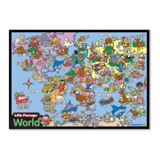 World Framed Wooden Puzzle