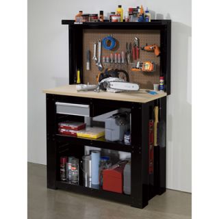 Stack-On Workbench/Reloading Bench — 40in. Wide, Steel, With Back Wall Model# SO-402-DS  Workbenches