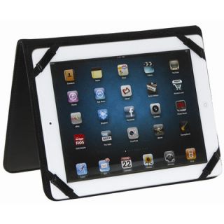 Buxton Faux Leather Easel iPad Case in Black