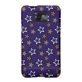 Football Team Colors   Purple, Black, Gold & White Samsung Galaxy S2 Covers