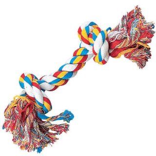 Zanies Cotton Knotted Rope Bone Dog Toy, 10 Inch  Pet Chew Toys 