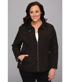 Jessica Simpson Plus Size Quilted Jacket w/ Floral Lining