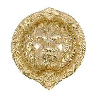 Large Brass Royal Lion Door Knocker  