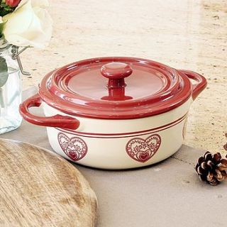 mini casserole dish with lid by dibor