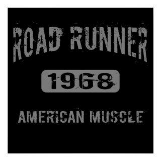 1968 Road Runner American Muscle Poster