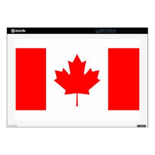 Canada flag decal for 17" laptop