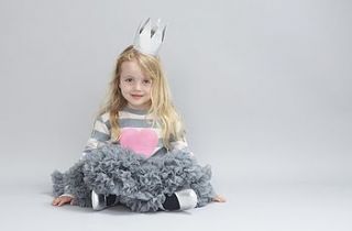 slate grey tutu skirt by bob & blossom ltd