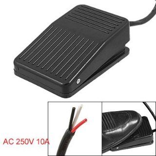 Amico AC 250V 10A SPDT NO NC Momentary Plastic Power Foot Pedal Switch for CNC Industrial