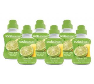 SodaStream (6) 500mL Packs Lemon Lime Soda Mix —
