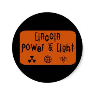 Lincoln Power and Light, Orange Stickers
