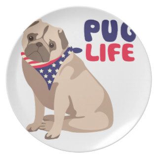 Pug Life Plate