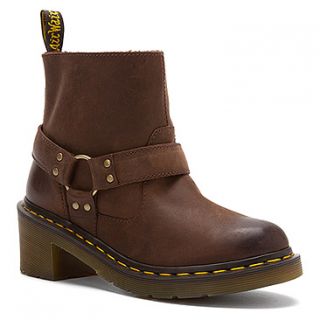 Dr Martens Alodie Stirrup Ankle Boot  Women's   Dark Brown Burnished Wyoming