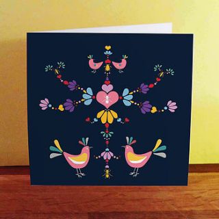 folklore friends one card by hello monkey