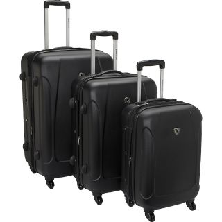 Travelers Choice Auckland 3 Piece Expandable Hardshell Spinner Luggage Set