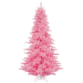 Vickerman 6.5 Pink Fir Artificial Christmas Tree with 600 Mini Clear