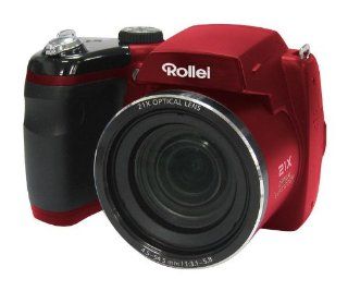 Rollei Powerflex Digitalkamera 210 HD 3 Zoll rot Kamera & Foto