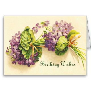 Vintage Happy Birthday card