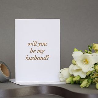 laser cut greeting card marry me husband by mr yen designs