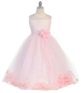 Joy Kids 2925 Blumenmdchenkleid rosa Gre 110/116 Bekleidung