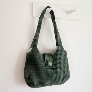 green dogtooth jess bag by lily button treasures