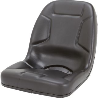 High Back Kubota Tractor Seat — Black, Model# 53000BK  Construction   Agriculture Seats