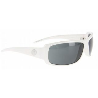Electric Charge Sunglasses Gloss White/Grey Lens