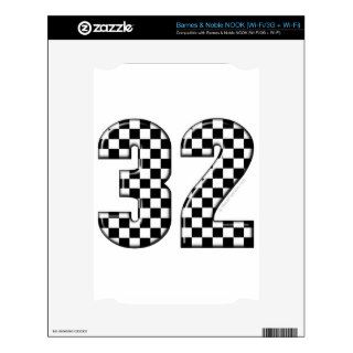 32 auto racing number skin for NOOK