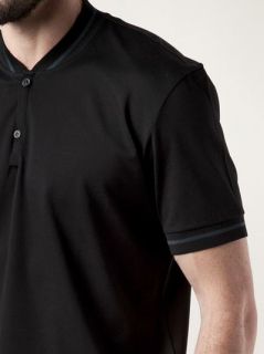 Lanvin Baseball Collar Polo Shirt   Forty Five Ten