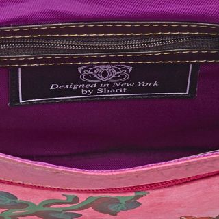 Sharif Handpainted Leather Organizer Bag