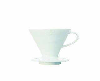 Hario Kaffeefilter / Coffee Dripper V60 02 aus Keramik, wei fr 1   4 Tassen Küche & Haushalt