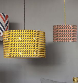 flock lampshade by lorna syson