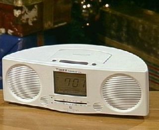 Timex Indiglo AM/FM Stereo Nature Sounds Alarm Clock w/ —
