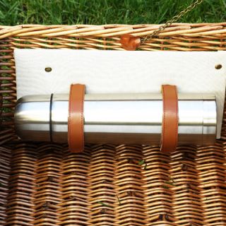 Picnic At Ascot Dorset Basket for Four with Coffee set and Blanket in