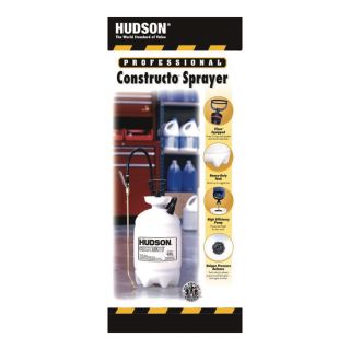 Hudson Constructo Poly Sprayer — 2 Gallon, 40 PSI, Model# 90182  Portable Sprayers