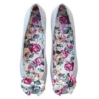 rose burst ballerina shoes *rrp £45* by stasia