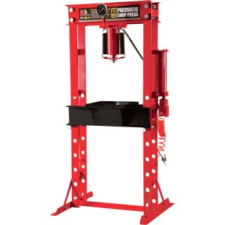 Torin Big Red Hydraulic Shop Press with Gauge Dial — 40-Ton, Model# T54001  Pneumatic Presses