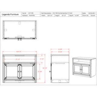 Legends Furniture Contemporary 31 TV Stand