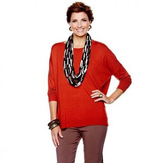 MarlaWynne Pullover Boxy Knit Top with Pockets