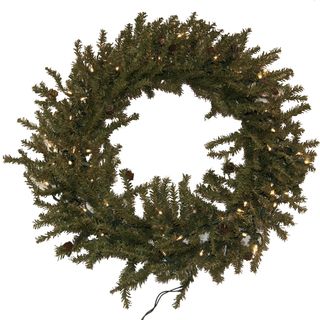 Tannenbaum Pre lit Wreath (36 inch) Seasonal Decor
