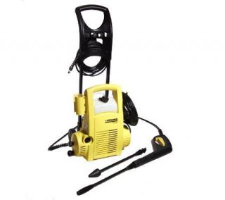 Karcher 1400PSI Pressure Washer with Built In Detergent Tank, Cart & Nozzles —