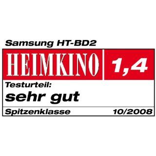 Samsung HT BD 2 Heimkino System 7.1 mit HDMI Anschluss und Blu ray schwarz Heimkino, TV & Video
