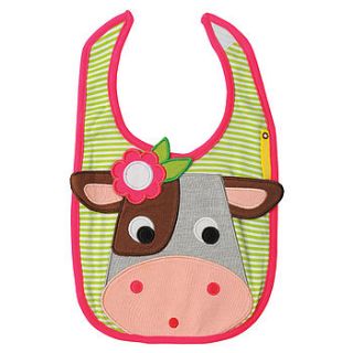 collette cow bib by olive&moss