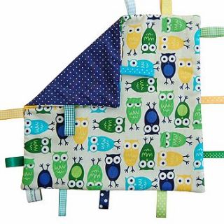 owls baby blanket by frogs+sprogs