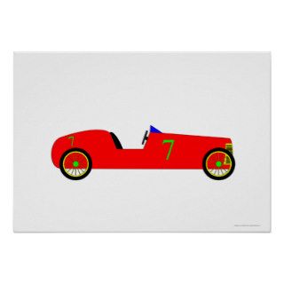 Vintage Race Car Posters