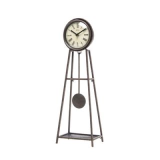 Infinity Instruments Wrought Iron Pendulum Table Clock
