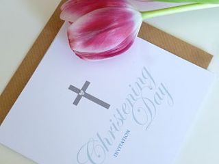 christening day invitation by gorgeous creations