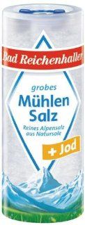 Bad Reichenhaller Mhlensalz Grob+Jod, 8er Pack (8 x 225 g Dose) Lebensmittel & Getrnke